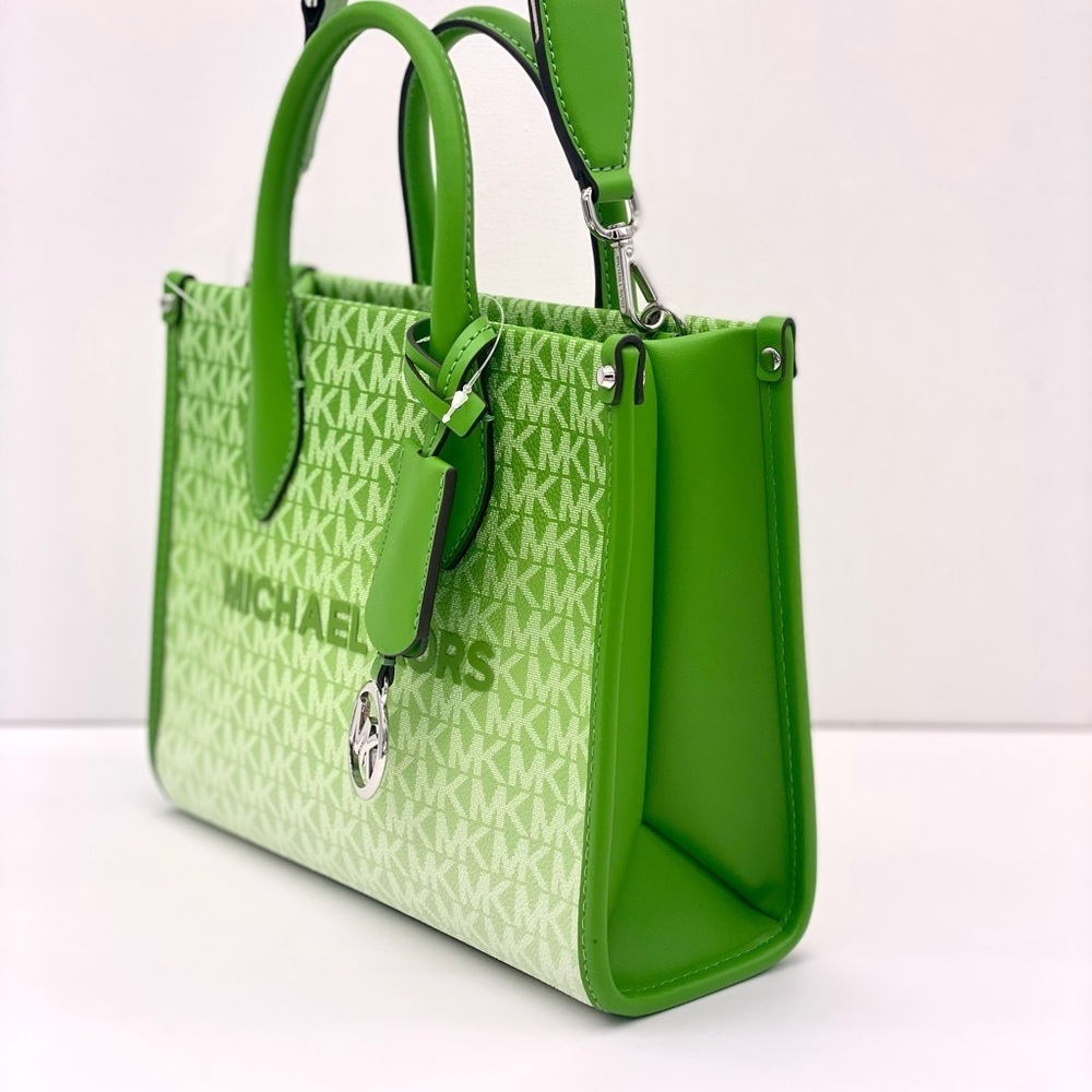 Michael Kors Mirella Small Ombré Signature Logo Crossbody Bag - Picture 5 of 12
